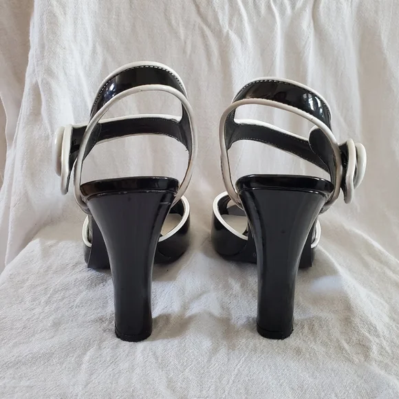 Chinese Laundry Black and White Heels - Picture 5 of 8